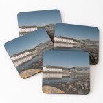 Lige sous - verres en bois laphroaig 9, 5 cm lot de 4 pour boissons caf table b