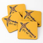 Lige sous - verres en bois pioche en pierre et roche (drg) 9, 5 cm lot de 4 pour boissons caf table ...