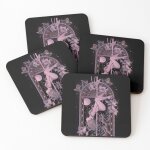 Liège sous - verres en bois pole dance - conception de fenêtre 9, 5 cm lot de 4 pour boissons café table ... Liège sous - verres en bois pole dance - conception de fenêtre 9, 5 cm lot de 4 pour boissons café table ...