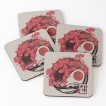 Liège sous - verres en bois le soleil se lève 9, 5 cm lot de 4 pour boissons café table Liège sous - verres en bois le soleil se lève 9, 5 cm lot de 4 pour boissons café table