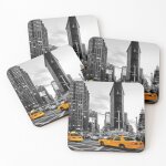 Liège sous - verres en bois les taxis jaunes de new york flat iron building 9, 5 cm lot de 4 pour boissons ... Liège sous - verres en bois les taxis jaunes de new york flat iron building 9, 5 cm lot de 4 pour boissons ...