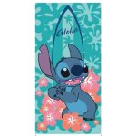 Lilo & stitch - aloha fleur - serviette de plage 100% polyester 70x140c
