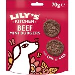 Lily s kitchen friandises burgers au b uf the best ever beef mini burgers pour chien 8 unit�s 70 g