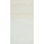 Voilage uni naturel poly / lin blanc cass� 60 x 120 cm