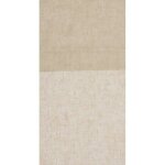 Linder - voilage uni naturel poly / lin �cru 45 x 90 cm - beige
