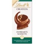 Lindt tablette de chocolat cr�ation lait entremets noisette la tablette de 150g