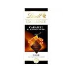 Lindt tablette chocolat noir caramel sal� - 100 g