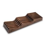 Lion sabatier - range couteaux vide acacia fonc� 668380