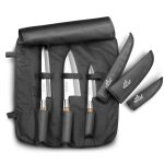 Lion sabatier - trousse 3 couteaux japonais virole inox manche zebrano 977002 Lion sabatier - trousse 3 couteaux japonais virole inox manche zebrano 977002