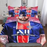 Lionel messi housse de couette d lionel messi imprim�� dessin de lit microfibre, parure de lit housses ...