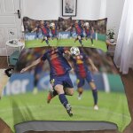 Lionel messi housse de couette parure de lit de housses de couettes lionel messi parure de couette d ...