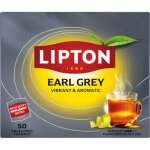 Lipton th� noir earl grey sachets 50 x 2g - 100g