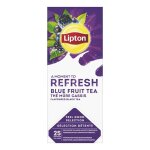 Lipton th� noir myrtille - m�re saveur intense 50 sachets 100g infusion aromatis�e antioxydants naturels ...