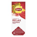 Lipton th� rooibos infusion naturelle 25 sachets 50g - saveur authentique, antioxydant, sans caf�ine, ...