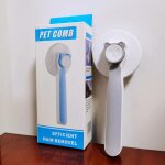 Le lisseur autonettoyant elimine les poils, peigne a brosse douce, nettoyant pour poils de chat, produits ...