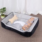 Lit pour animaux domestiques, niche pour grands chiens, maison chaude, nid carré, coloré, bonbon, pour ... Lit pour animaux domestiques, niche pour grands chiens, maison chaude, nid carré, coloré, bonbon, pour ...
