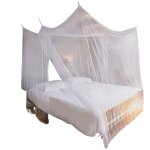 Lit a baldaquin moustiquaire moustiquaire blanc 220x200x200 cm