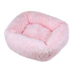 Lit carré en polymères pour chien, long et en peluche, fournitures de luxe pour petits, moyens et grands ... Lit carré en polymères pour chien, long et en peluche, fournitures de luxe pour petits, moyens et grands ...