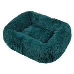 Lit carr en polymres pour chien, long et en peluche, fournitures de luxe pour petits, moyens et grands ...