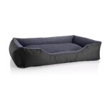 Lit pour chien beddog teddy, canap�, coussin, panier corbeille lavable avec bordure [xxl env. 120x85cm, ...