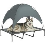 Lit pour chien chat sur pieds lit de camp grand confort lit sur�lev� rafra�chissant velum anti - uv tissu ...