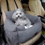Lit de chien - si�ge de s�curit� auto pour chien, confortable et s�curis� avec harnais, universel toutes ...