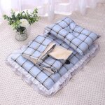 Lit de couchage universel trois pices pour animaux de compagnie avec oreiller, accent de princesse mignon, ...
