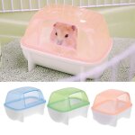 Lit de douche avec bac a sable pour hamster, baignoire pour petites souris, h�risson, ecureuil, hamster, ...
