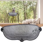 Lit hamac pour chat mignon, lit - balan�oire suspendu avec ventouses fortes, pour animal de compagnie ...