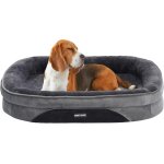 Lit orthopdique pour chien, canap pour chien, coussin de traversin a quatre cts, dessous antidrapant, ...