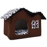 Lit pliable pour animaux domestiques, avec tapis, doux, d'hiver, canap, coussin, niche, pour chien, ...