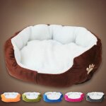 Lit en polymères lavable et super doux pour chien et chat, fournitures en peluche, niche en laine d'agneau ... Lit en polymères lavable et super doux pour chien et chat, fournitures en peluche, niche en laine d'agneau ...