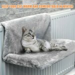 Lit suspendu pour chat, hamac amovible pour chat, lits pour animaux de compagnie, banc de radiateur, ...