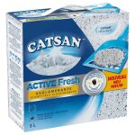 Liti�re agglom�rante active fresh pour chat - catsan - 5l