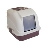 Liti�re ferm�e pour chat avec filtre a charbon et palette de collecte de poussi�re, taille 50 x 40 x ...