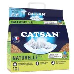 Litire pour chat et chaton vgtale compostable naturelle plus non agglomrante catsan