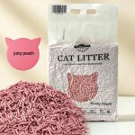 Litire pour chat - ddcaqioua - 6l - vgtale - sans poussire - agglomrante