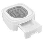 Litire en plastique rutilisable pour chat avec bote, outil d'entranement, outil d'apprentissage, ...