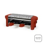 Livoo - appareil � raclette 2 personnes 350w rouge doc156ro