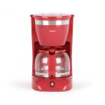 Livoo - cafeti�re filtre 12 tasses 800w rouge dod163rc