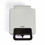 Livoo gaufrier avec thermostat r�glable 1200 w blanc