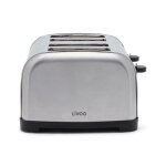 Livoo - grille - pains 4 fentes 1700w gris dod197