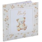Livre d'or carton little teddy 20p 20cm ivoire