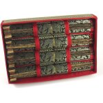 Loc - kit sushis compos de 4 sets de table asiatique assortis de 4 dessous de verre, de 4 porte - baguettes ...