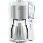 Look therm timer 1025 - 17 cafeti��re filtres 1x4 fonction arr��t automatique 10 tasses blanc / acier ...