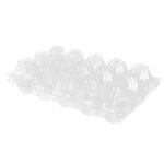 Lot de 10 bo�tes a ?ufs transparentes en pet durable pour la maison et l'ext�rieur