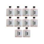Lot de 10 bouteilles de whisky plates givr�es de 250 ml avec bouchon a vis