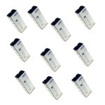 Lot de 10 filtres adoucisseur d'eau modles ecam cafetire expresso (5513292811 delonghi)