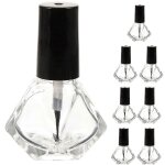 Lot de 10 flacons de vernis a ongles en verre vides et rechargeables