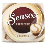 Lot de 10 - senseo cappuccino - 8 dosettes de caf